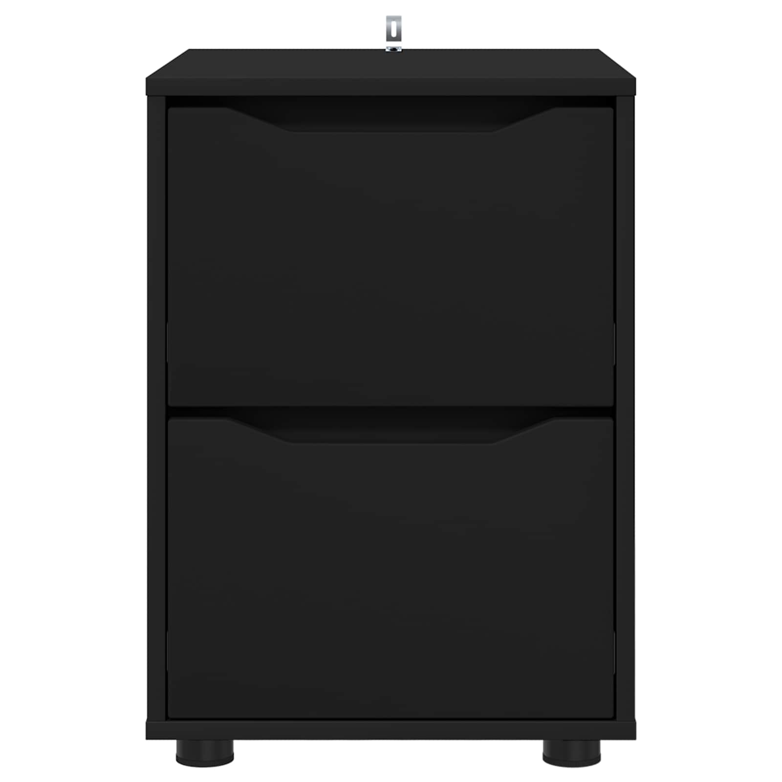 vidaXL Storage Cabinet 40 x 48 x 57 cm Engineered Wood Black 6