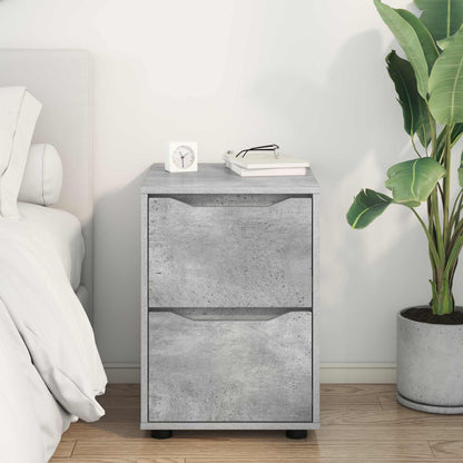 vidaXL Storage Cabinet 40 x 48 x 57 cm Engineered Wood Concrete Grey 4