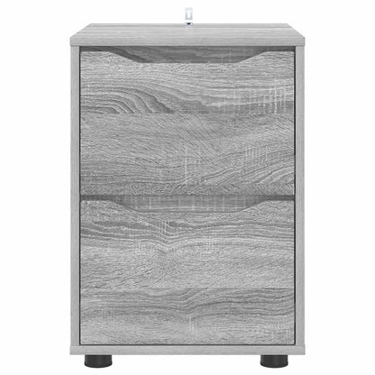vidaXL Storage Cabinet 40 x 48 x 57 cm Engineered Wood Grey Sonoma 6