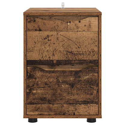 vidaXL Storage Cabinet 40 x 48 x 57 cm Engineered Wood Old Wood 6