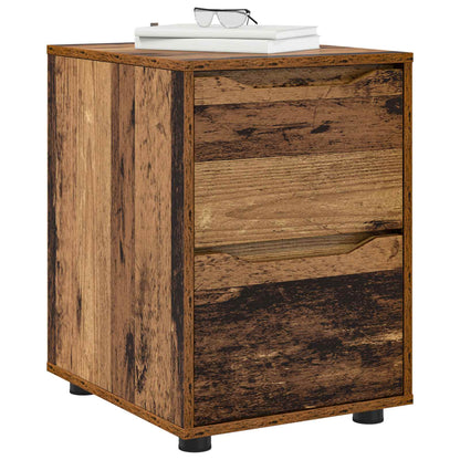 vidaXL Storage Cabinet 40 x 48 x 57 cm Engineered Wood Old Wood 3