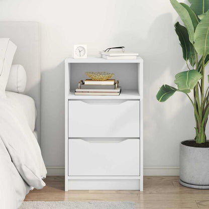 vidaXL Bedside Table White 40 x 30 x 467 cm Engineered Wood 4