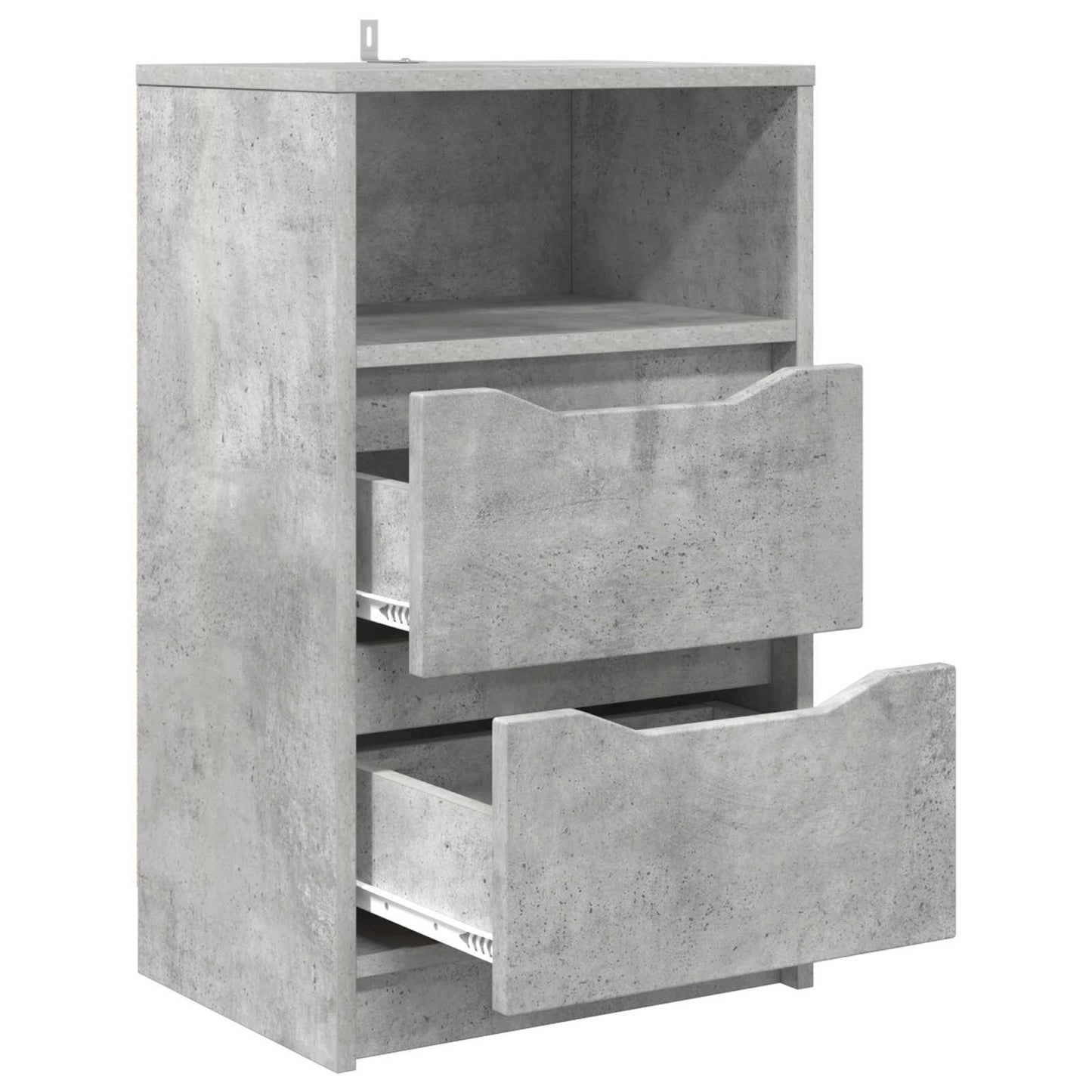 vidaXL Bedside Table Concrete Grey 40 x 30 x 467 cm Engineered Wood 5