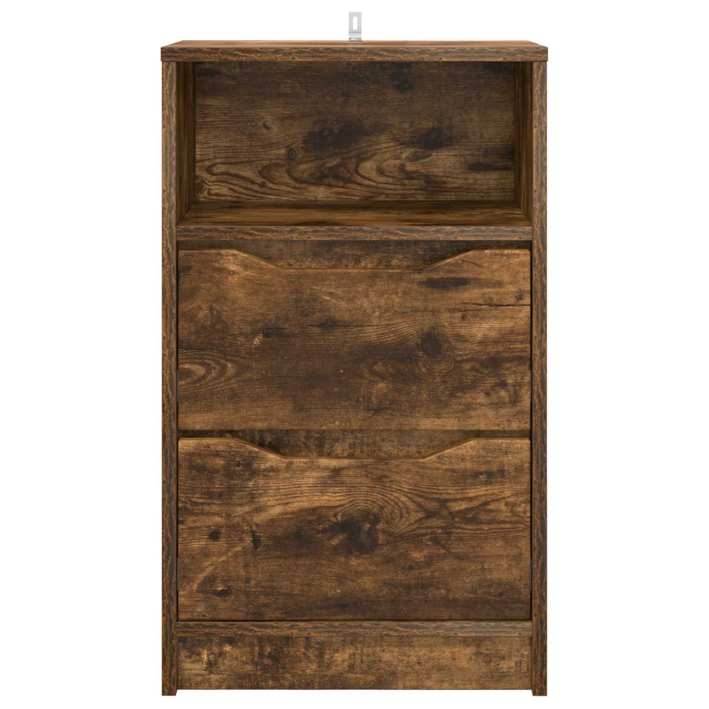 vidaXL Bedside Table Smoked Oak 40 x 30 x 467 cm Engineered Wood 6