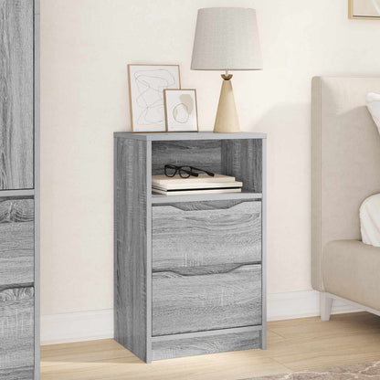 vidaXL Bedside Table Grey Sonoma 40 x 30 x 467 cm Engineered Wood 1