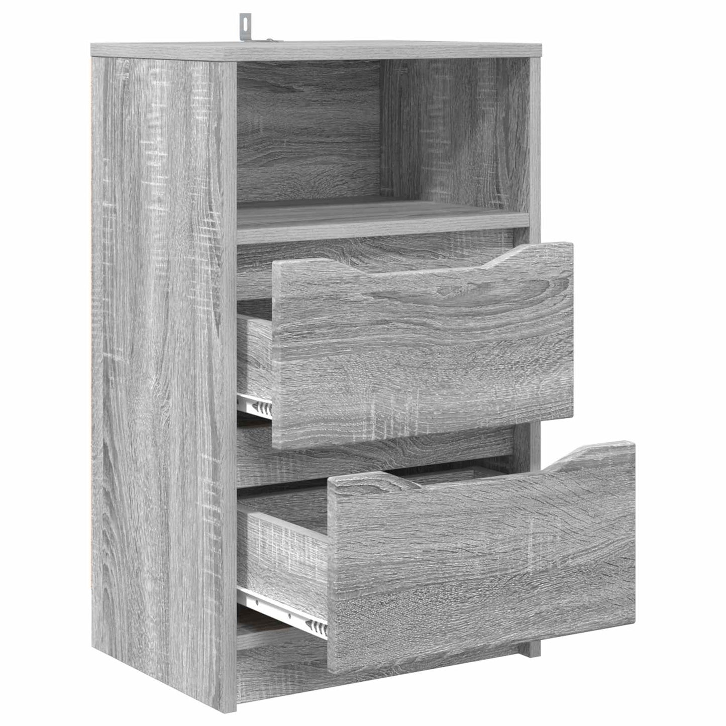 vidaXL Bedside Table Grey Sonoma 40 x 30 x 467 cm Engineered Wood 5