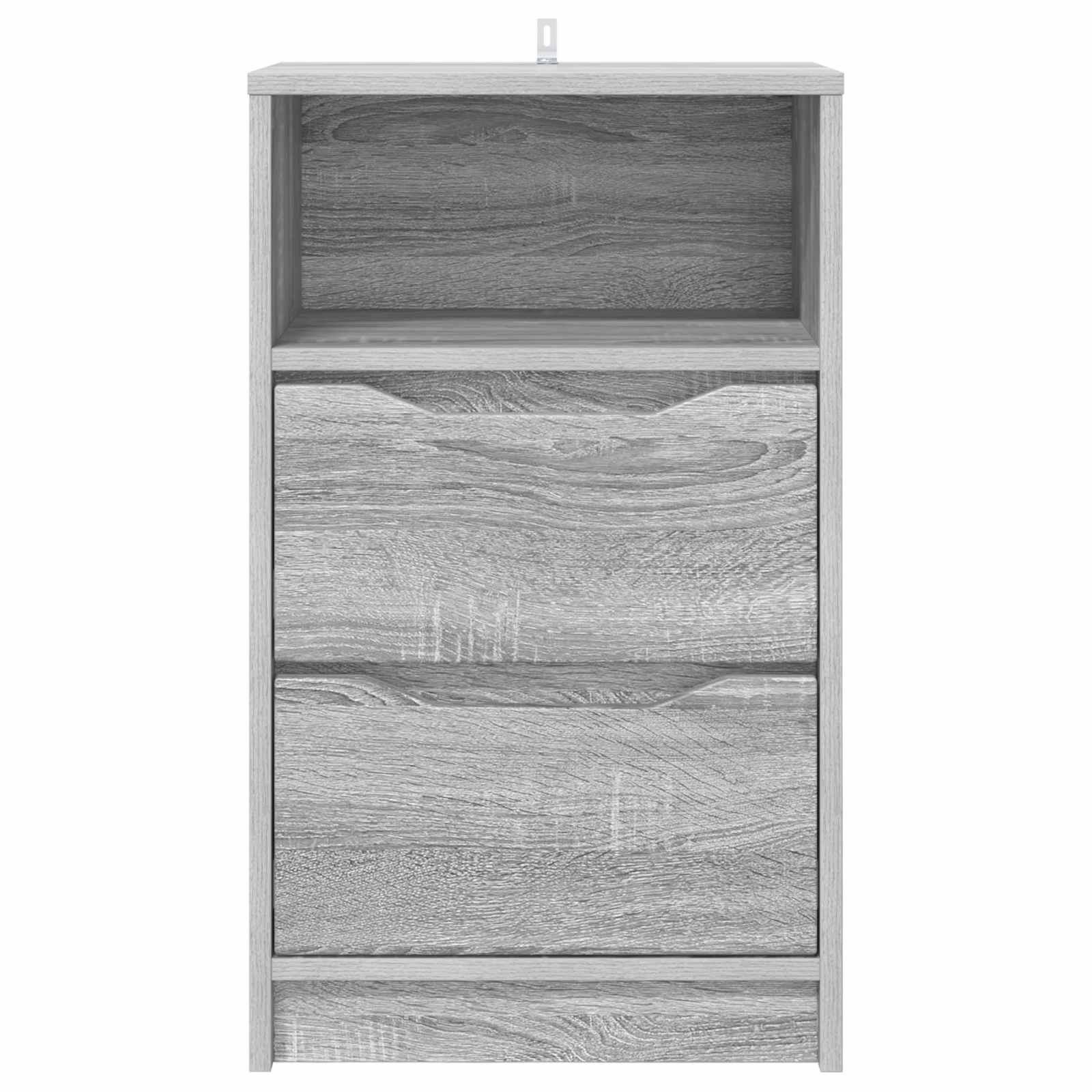 vidaXL Bedside Table Grey Sonoma 40 x 30 x 467 cm Engineered Wood 6