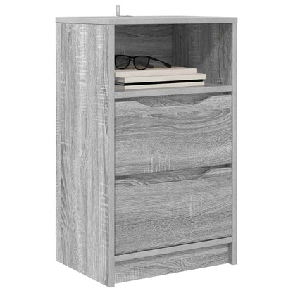 vidaXL Bedside Table Grey Sonoma 40 x 30 x 467 cm Engineered Wood 3