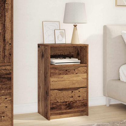 vidaXL Bedside Table Old Wood 40 x 30 x 467 cm Engineered Wood 1
