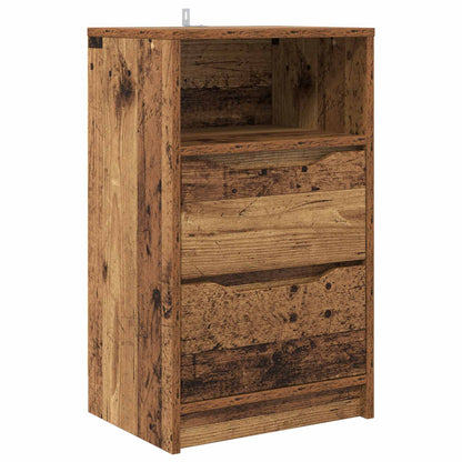 vidaXL Bedside Table Old Wood 40 x 30 x 467 cm Engineered Wood 2