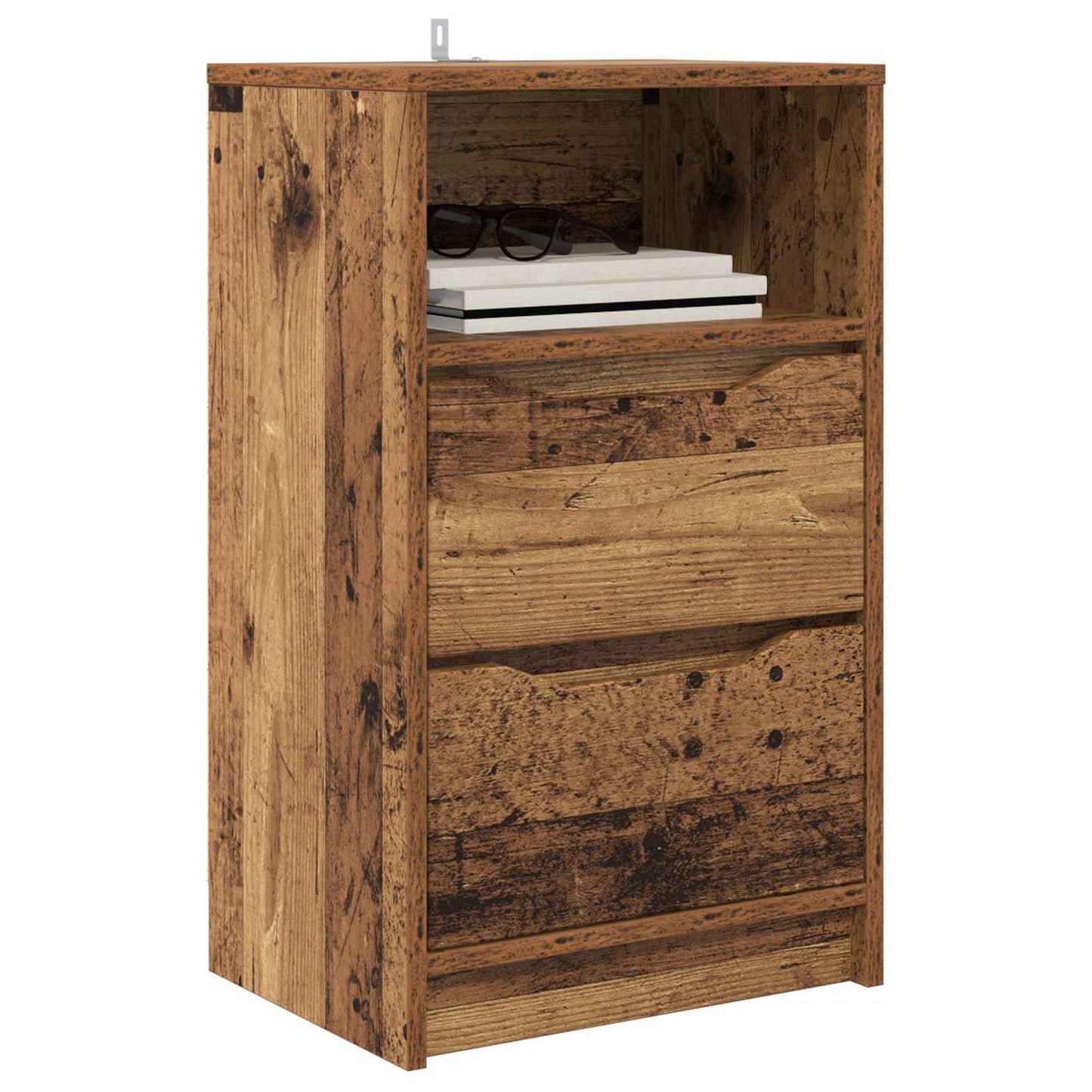 vidaXL Bedside Table Old Wood 40 x 30 x 467 cm Engineered Wood 3