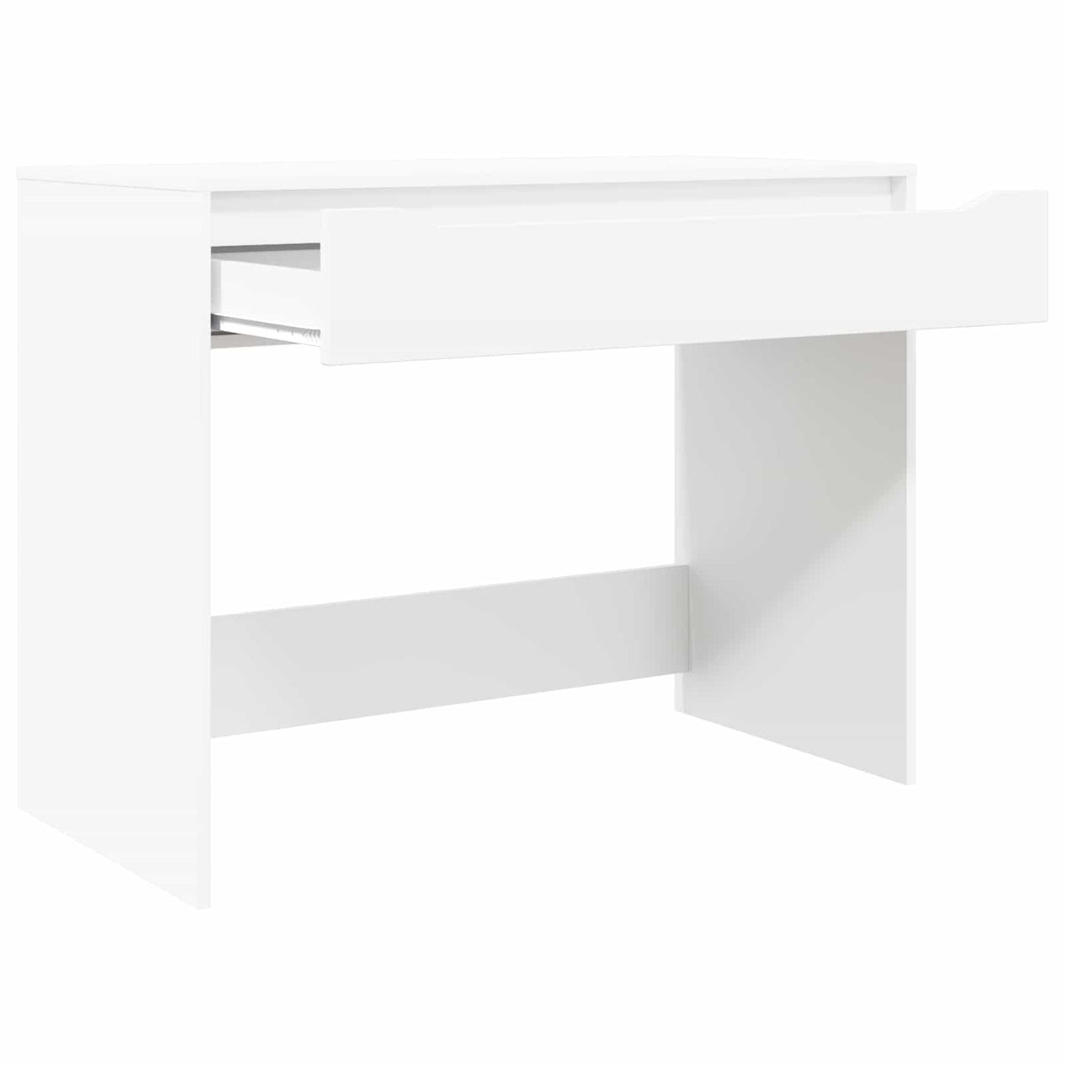Desk with Drawer 100 x 50 x 78 cm Engineered Wood White