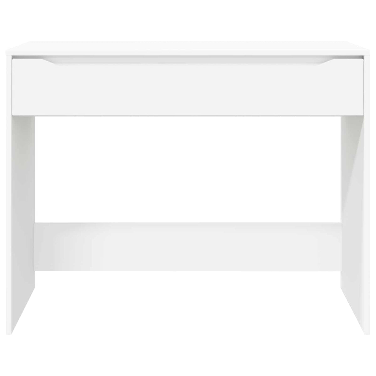Desk with Drawer 100 x 50 x 78 cm Engineered Wood White
