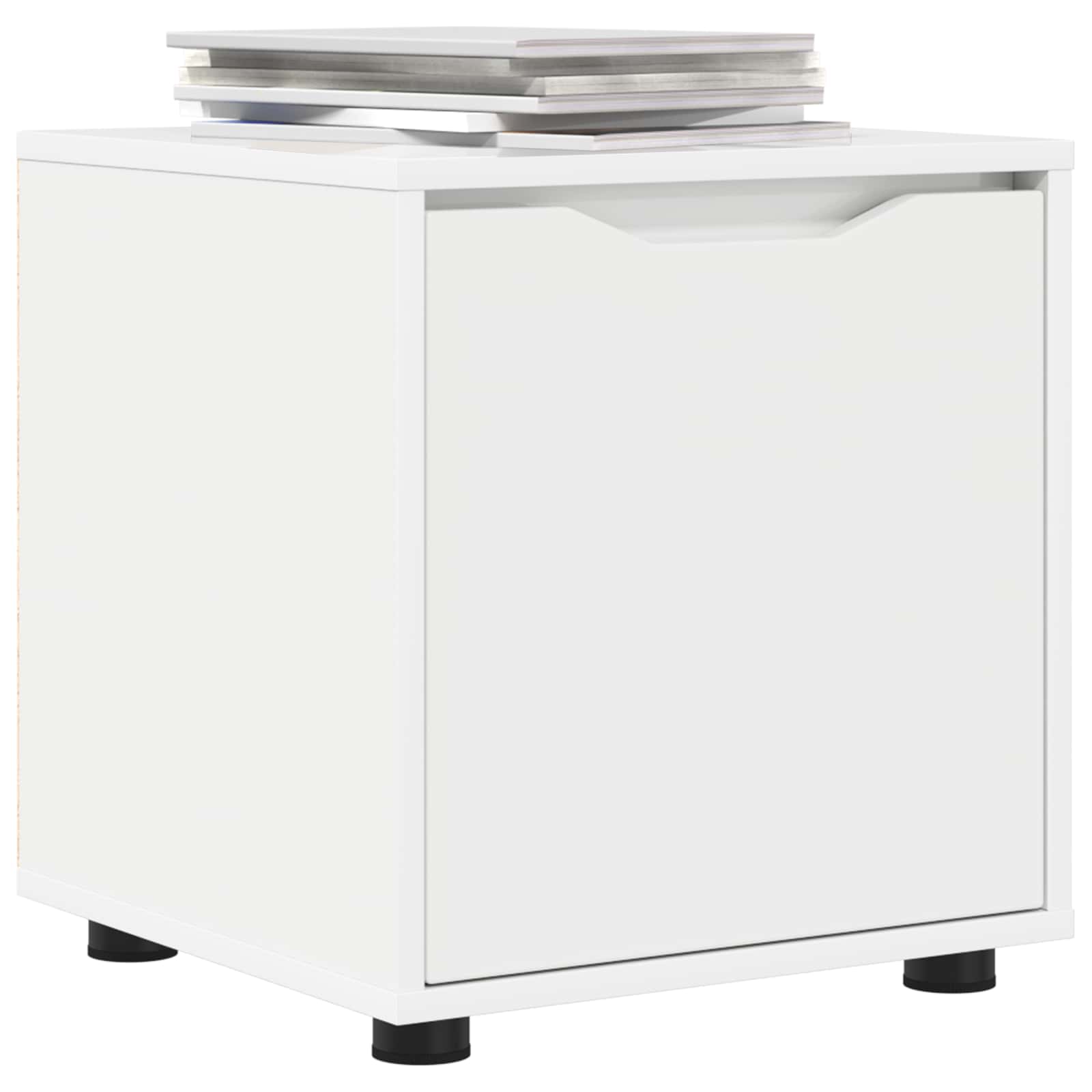 vidaXL Bathroom Cabinet 40.5 x 40 x 44 cm Engineered Wood White 3