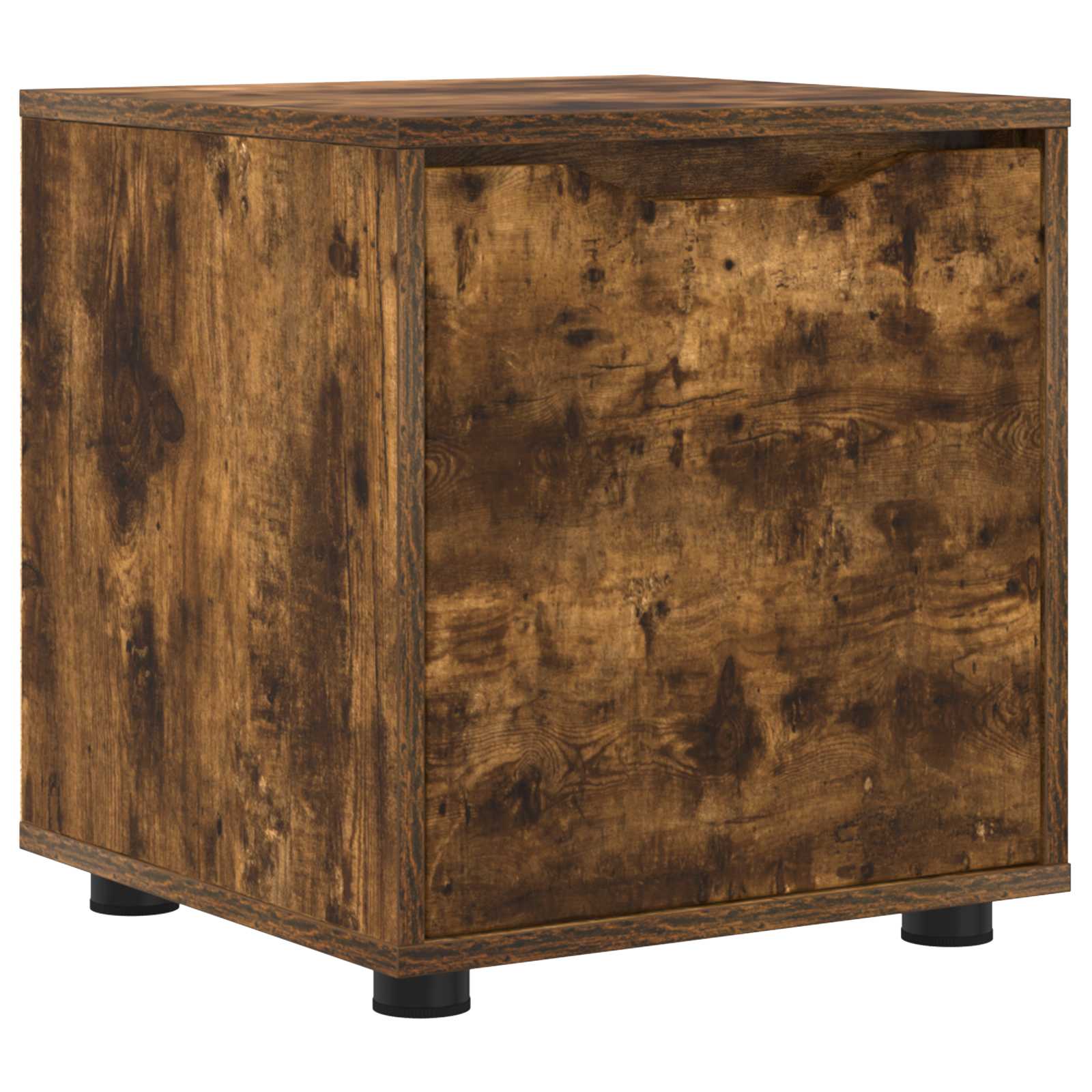 vidaXL Bathroom Cabinet 40.5 x 40 x 44 cm Engineered Wood Smoked Oak 2