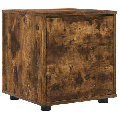 vidaXL Bathroom Cabinet 40.5 x 40 x 44 cm Engineered Wood Smoked Oak 2