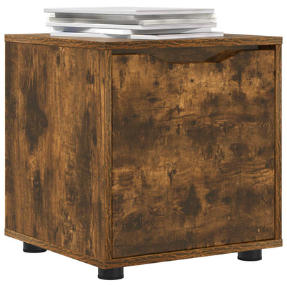 vidaXL Bathroom Cabinet 40.5 x 40 x 44 cm Engineered Wood Smoked Oak 3