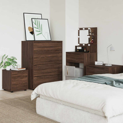 vidaXL Bathroom Cabinet 40.5 x 40 x 44 cm Engineered Wood Brown Oak 4