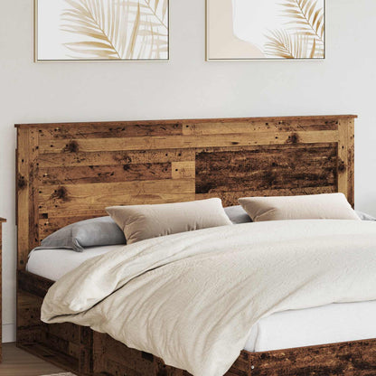 vidaXL Headboard Old Wood Engineered Wood 1