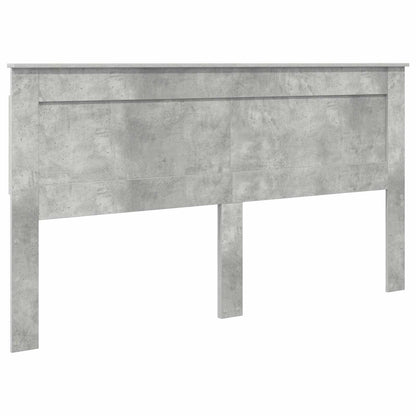 vidaXL Headboard Concrete Grey Engineered Wood 2