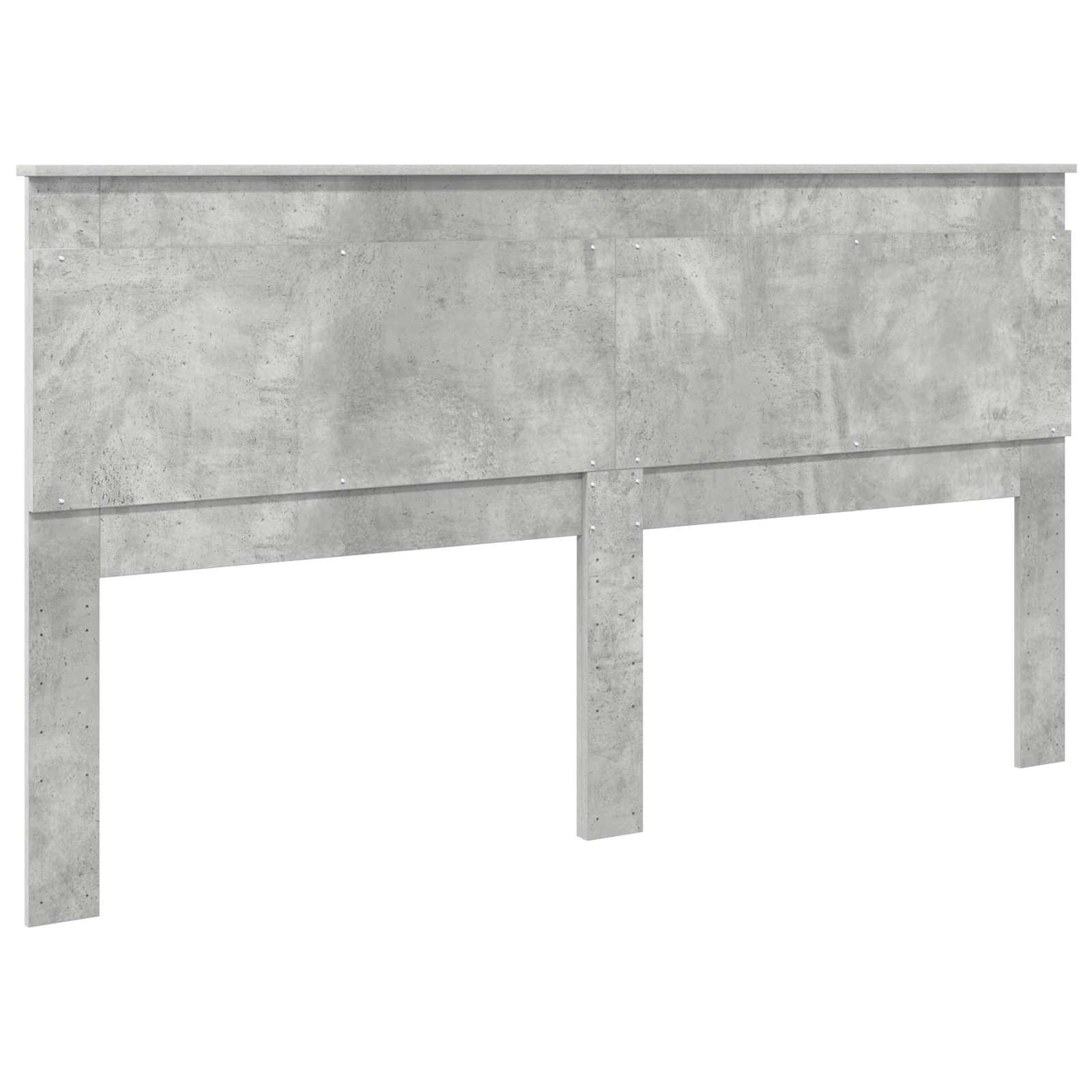 vidaXL Headboard Concrete Grey Engineered Wood 6