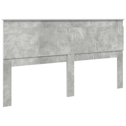 vidaXL Headboard Concrete Grey Engineered Wood 6