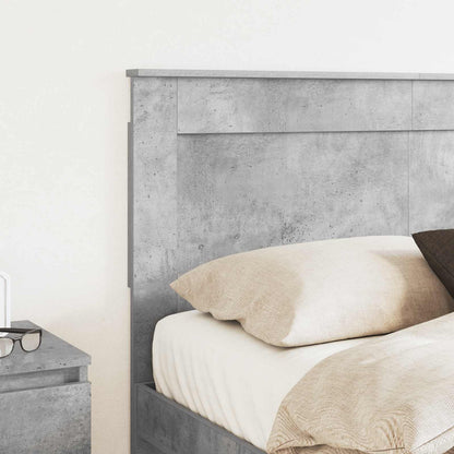 vidaXL Headboard Concrete Grey Engineered Wood 3