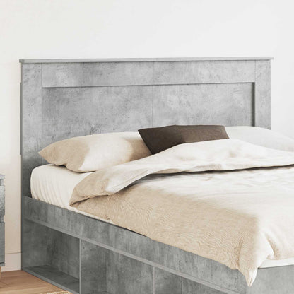 vidaXL Headboard Concrete Grey Engineered Wood 1