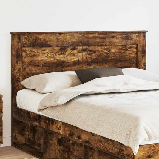 Headboard Smoked Oak Engineered Wood 1