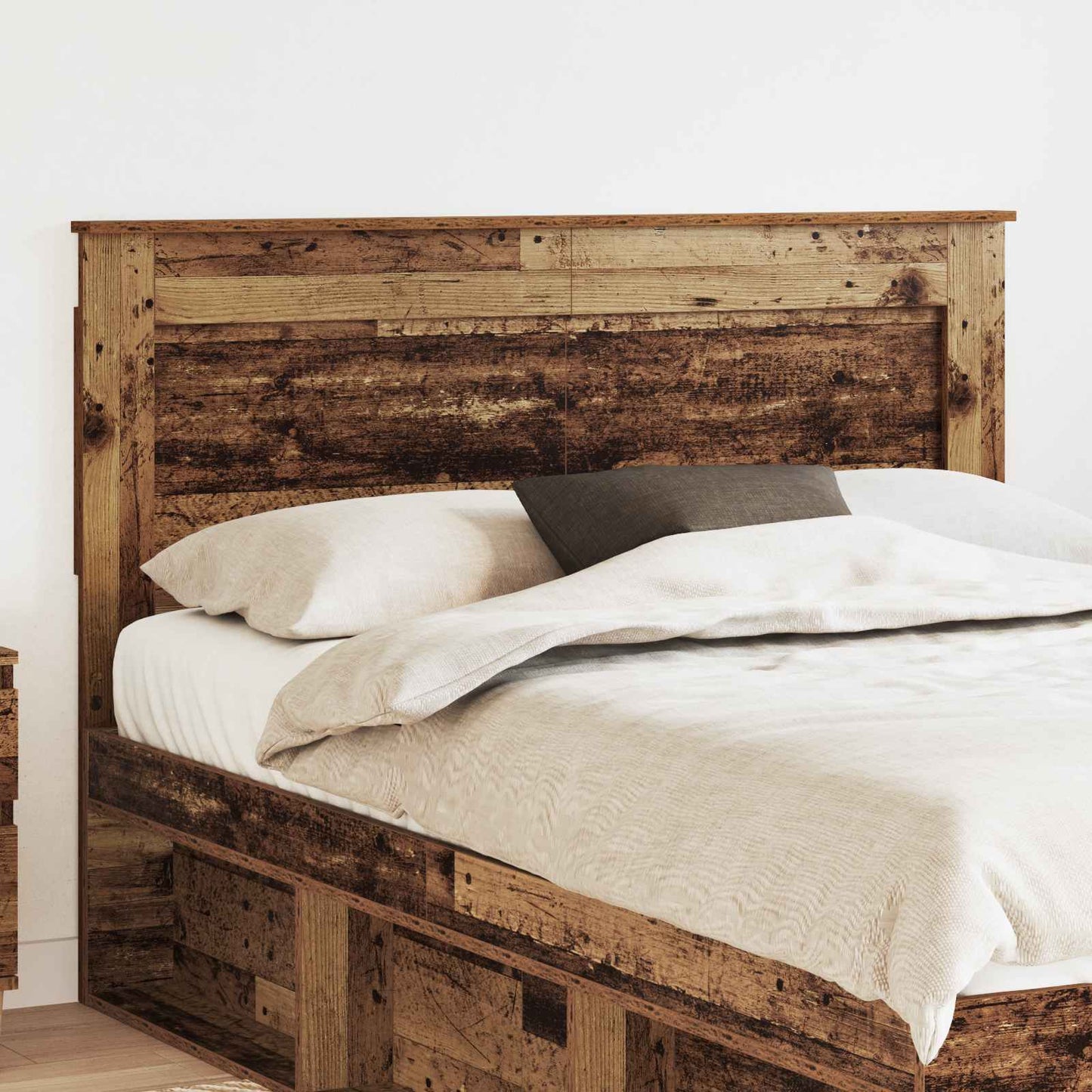 vidaXL Headboard Old Wood Engineered Wood 1