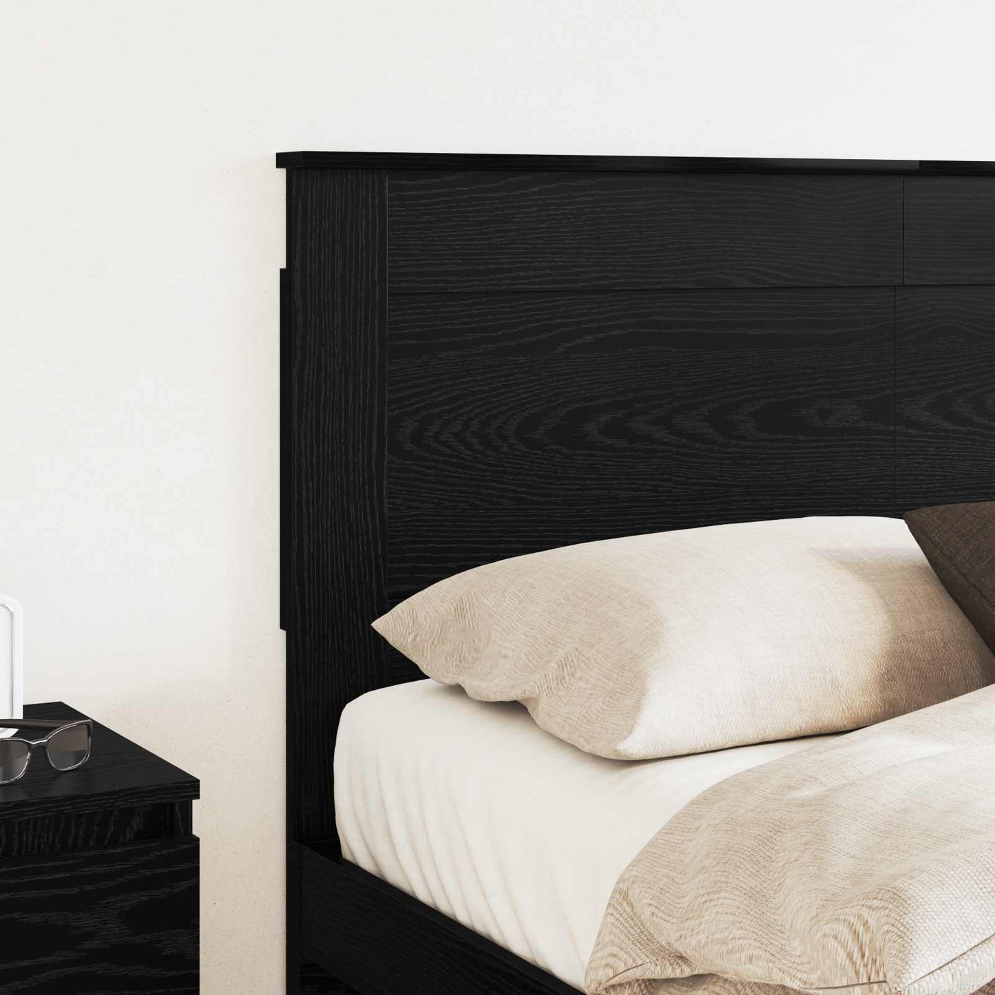 vidaXL Headboard Black Oak Engineered Wood 3