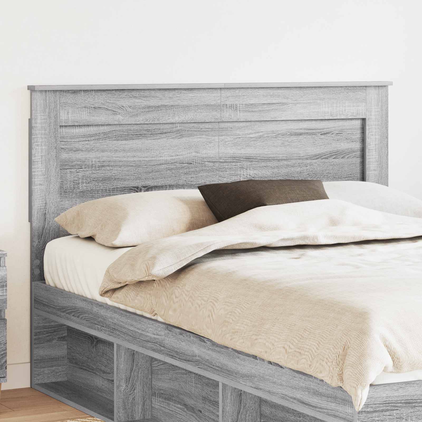 vidaXL Headboard Grey Sonoma Engineered Wood 1
