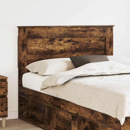 vidaXL Headboard Smoked Oak Engineered Wood 1