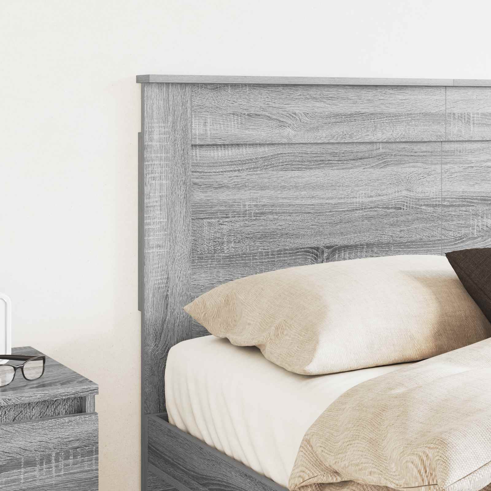 vidaXL Headboard Grey Sonoma Engineered Wood 3