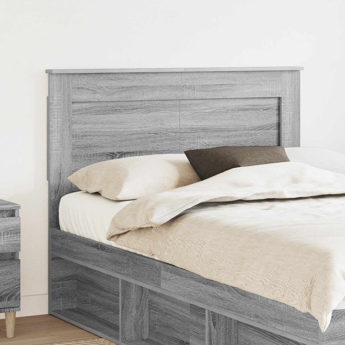 vidaXL Headboard Grey Sonoma Engineered Wood 1