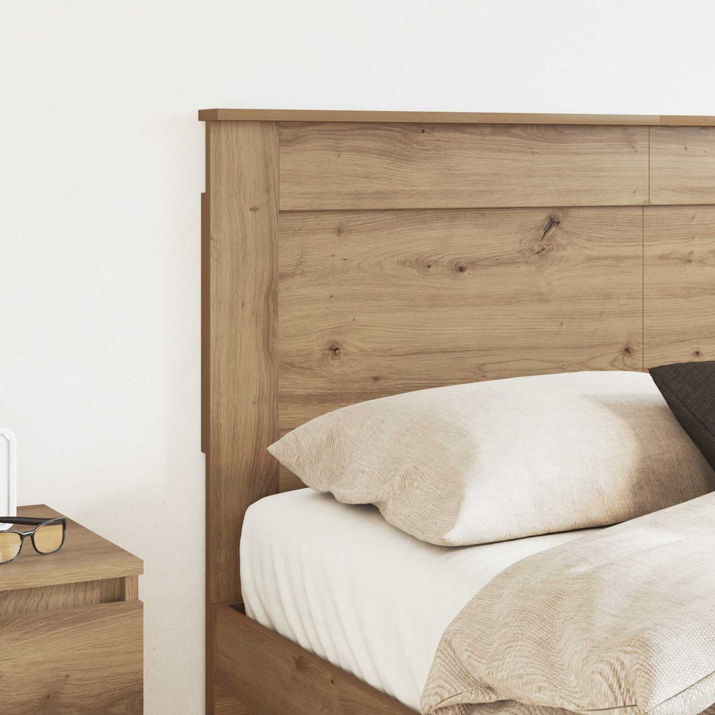 vidaXL Headboard Artisan Oak Engineered Wood 3