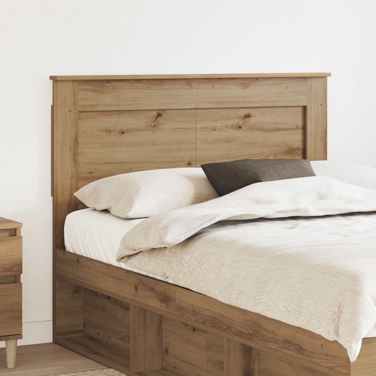 vidaXL Headboard Artisan Oak Engineered Wood 1