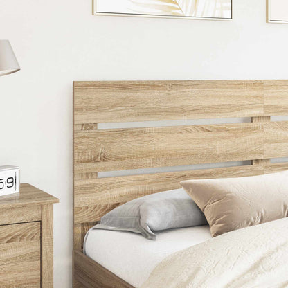 vidaXL Headboard Sonoma Oak Engineered Wood 3