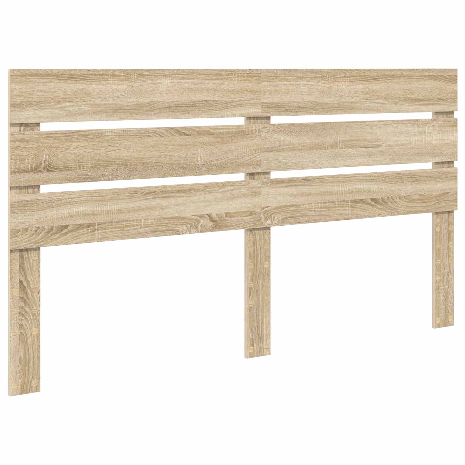 vidaXL Headboard Sonoma Oak Engineered Wood 2