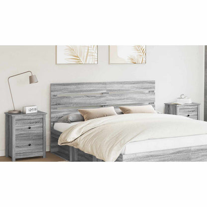 vidaXL Headboard Grey Sonoma Engineered Wood 1