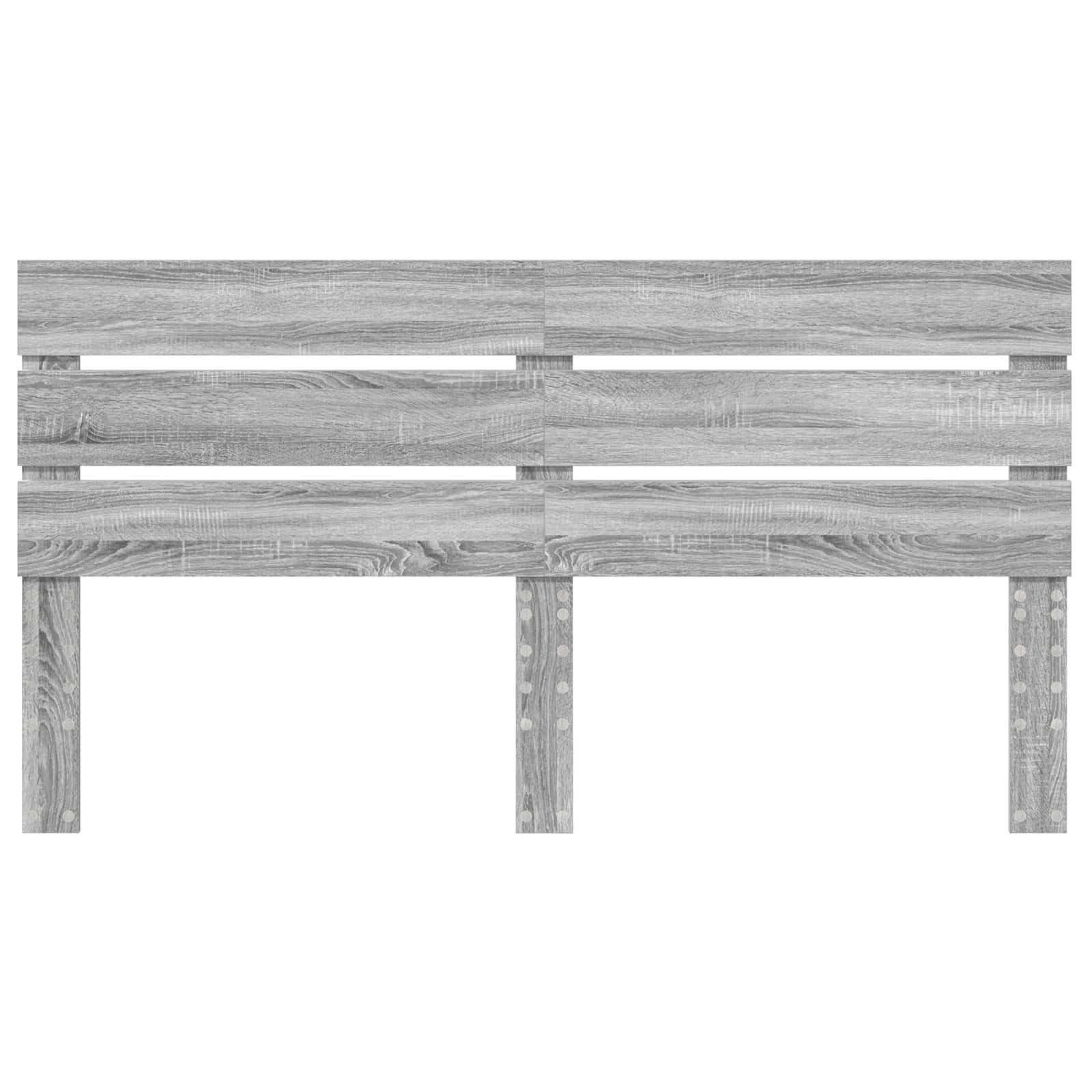 vidaXL Headboard Grey Sonoma Engineered Wood 4