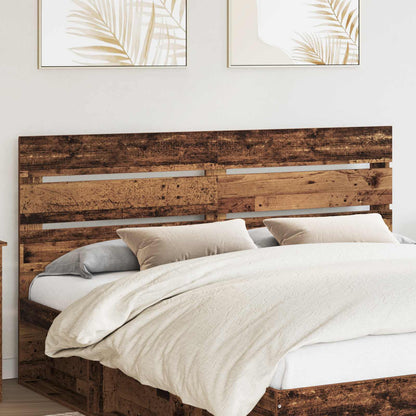 vidaXL Headboard Old Wood Engineered Wood 1