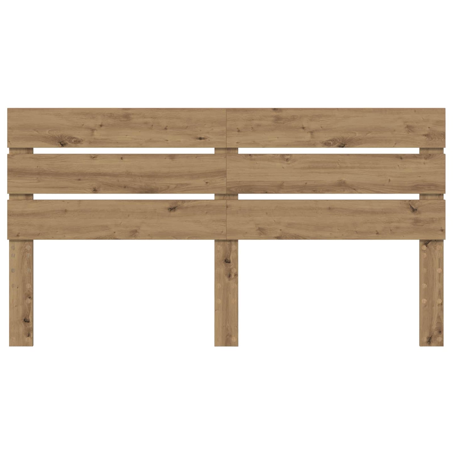 vidaXL Headboard Artisan Oak Engineered Wood 4