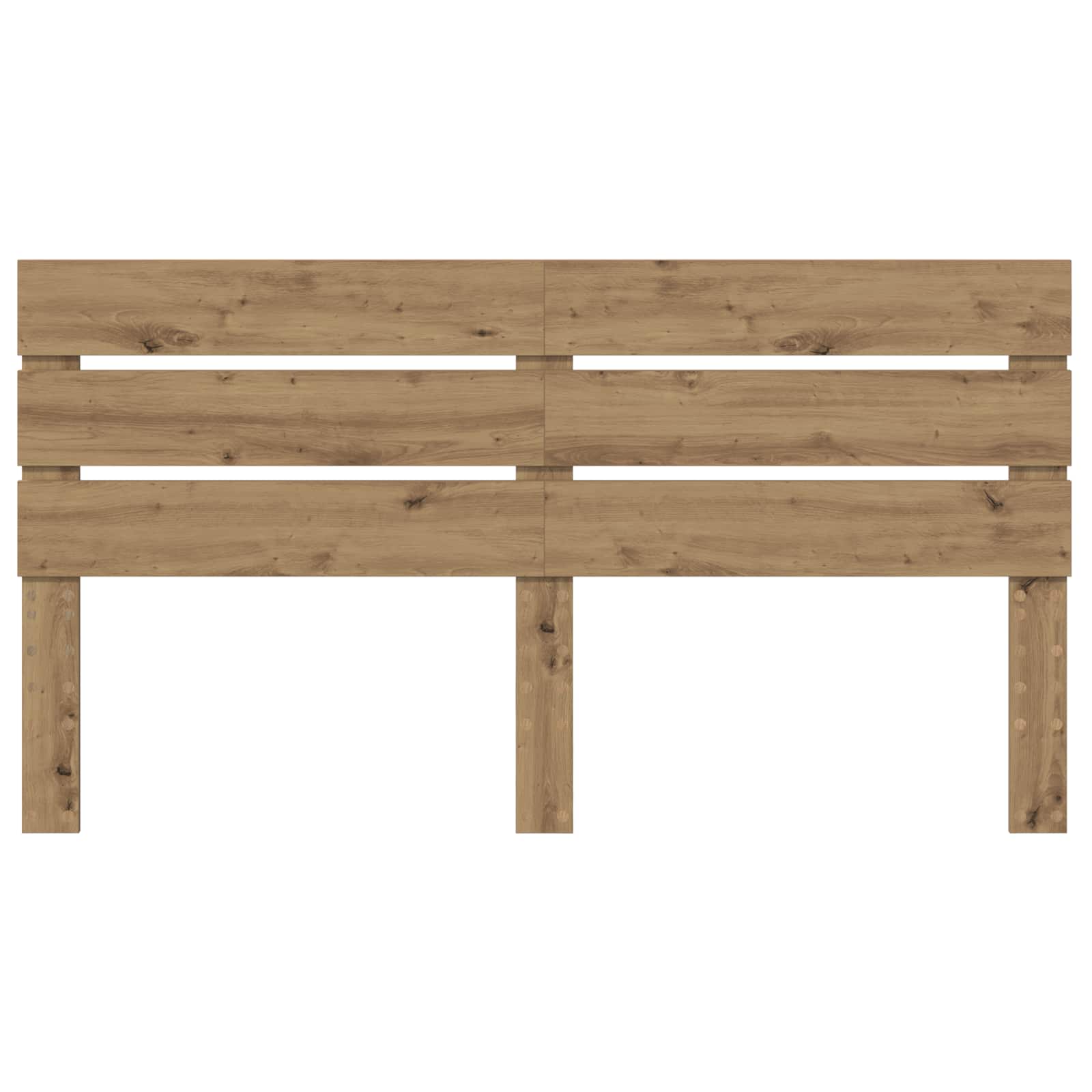 vidaXL Headboard Artisan Oak Engineered Wood 4