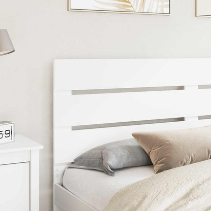 vidaXL Headboard White Engineered Wood 3