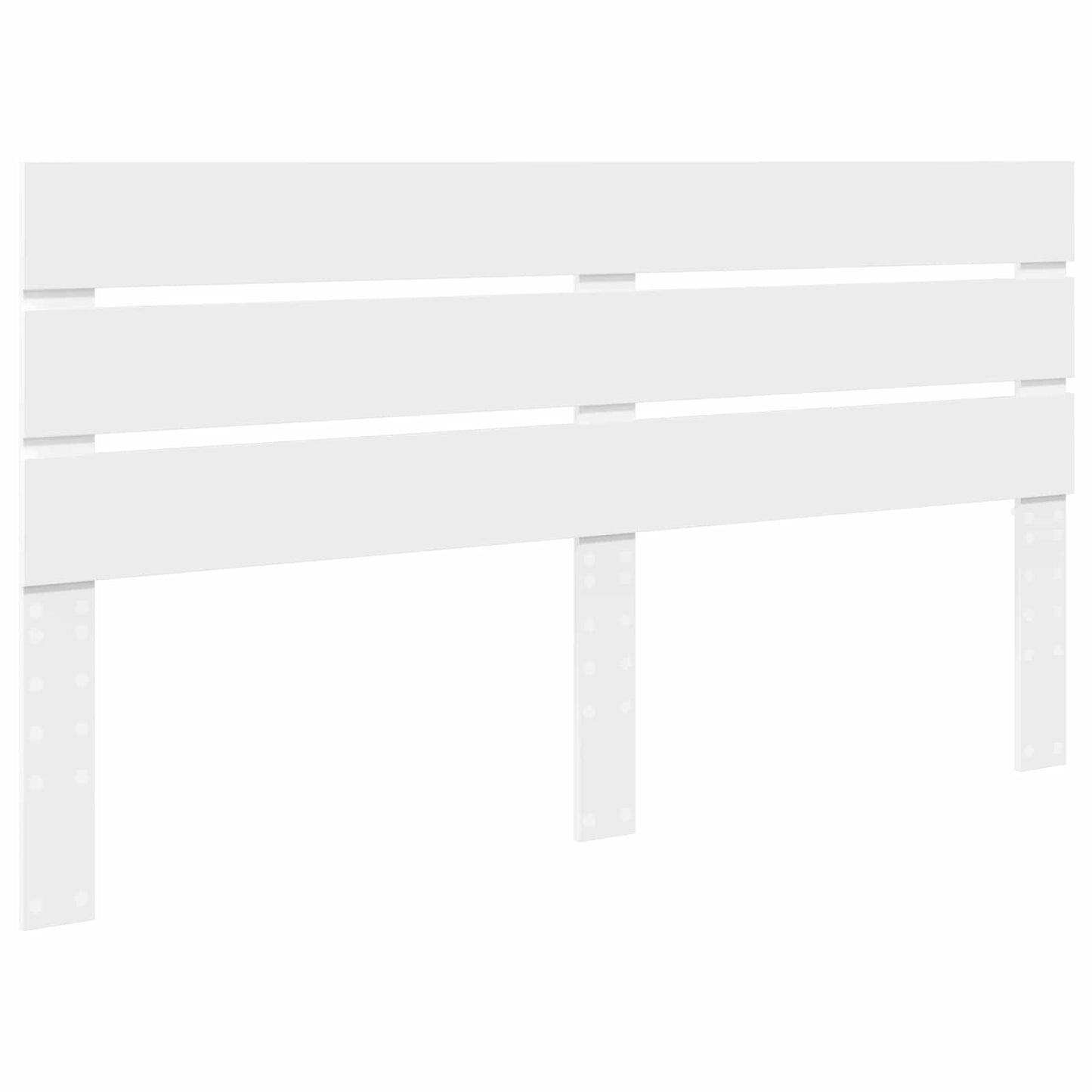 vidaXL Headboard White Engineered Wood 2