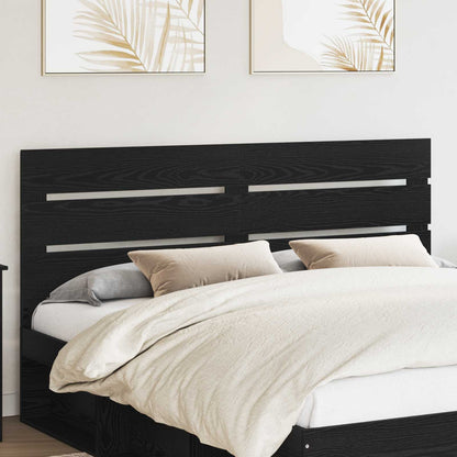 vidaXL Headboard Black Oak Engineered Wood 1