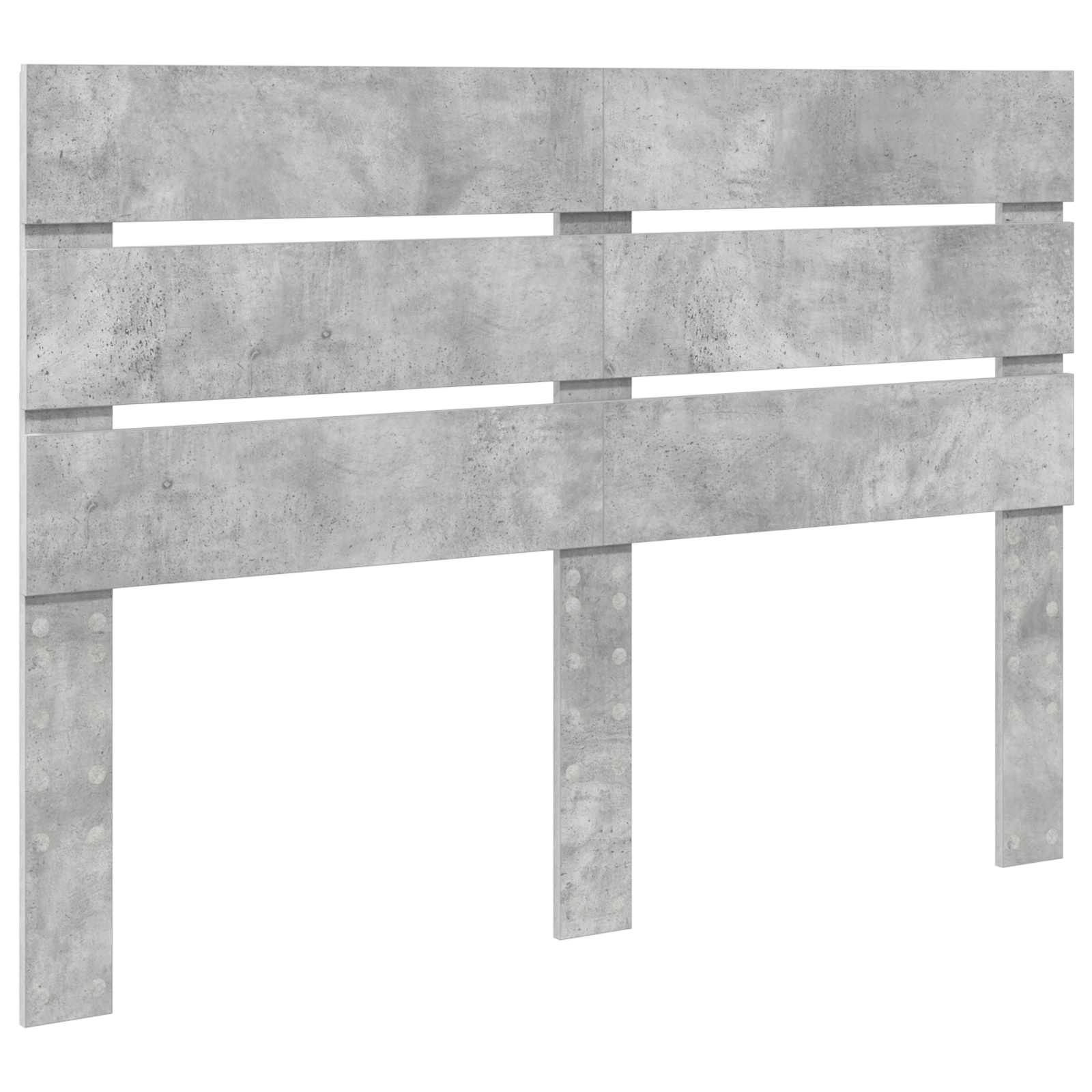 vidaXL Headboard Concrete Grey Engineered Wood 2