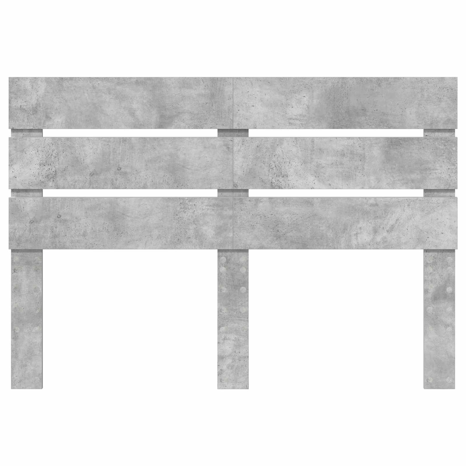 vidaXL Headboard Concrete Grey Engineered Wood 4