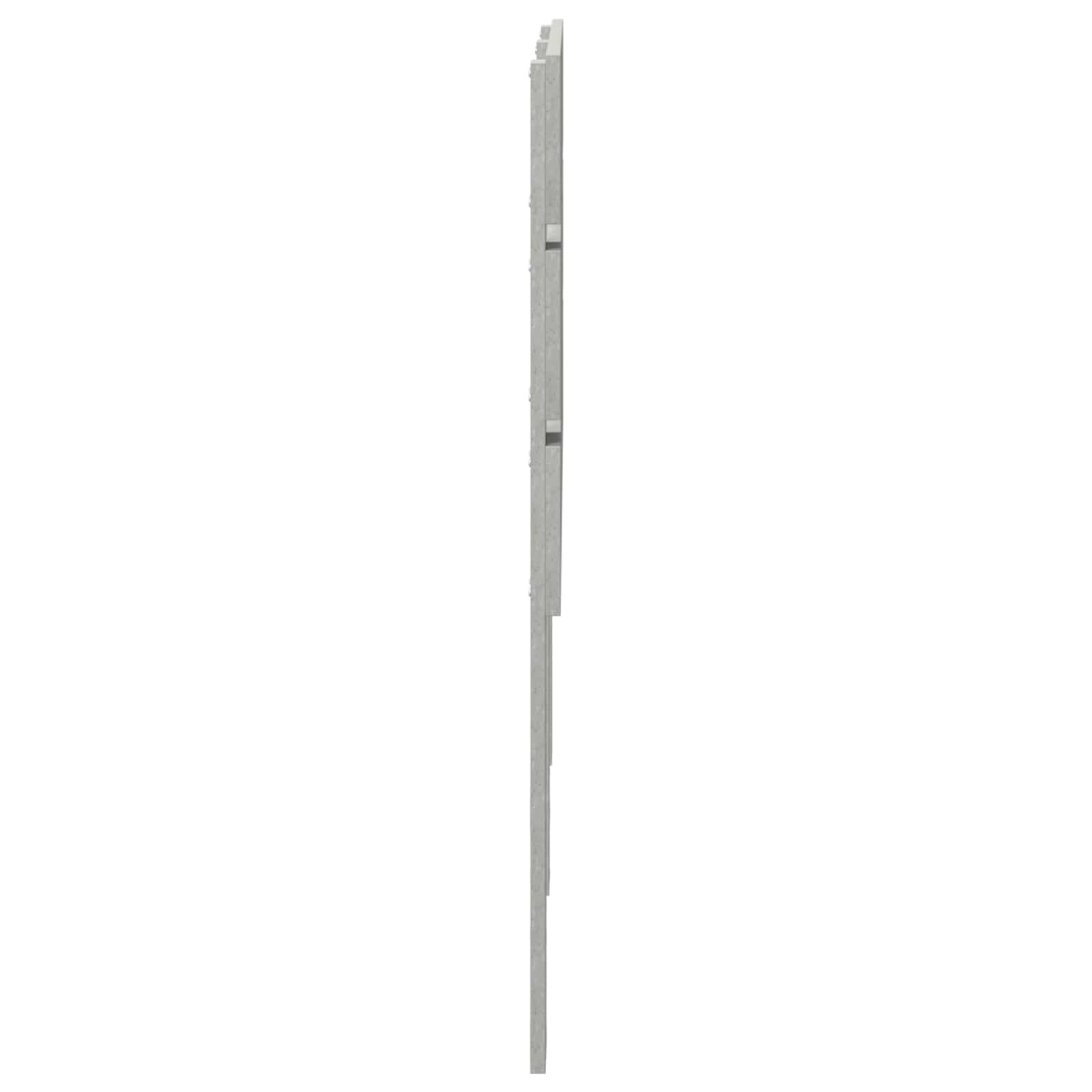 vidaXL Headboard Concrete Grey Engineered Wood 5